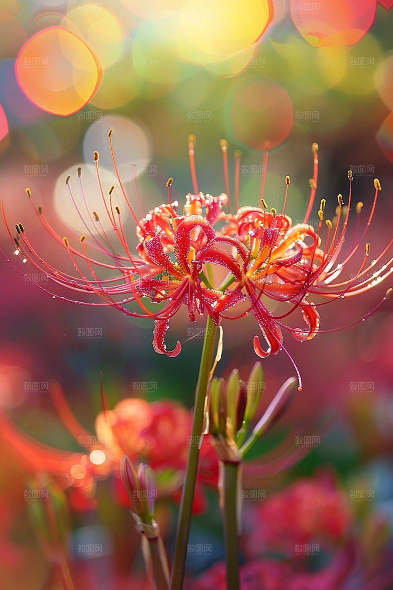 彼岸花冥界之花植物摄影图