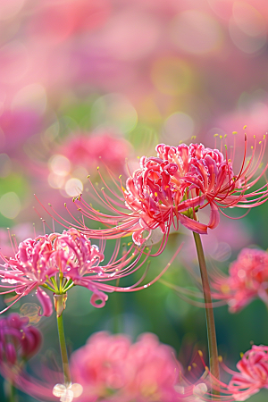 彼岸花花朵唯美摄影图