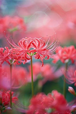 彼岸花冥界之花唯美摄影图