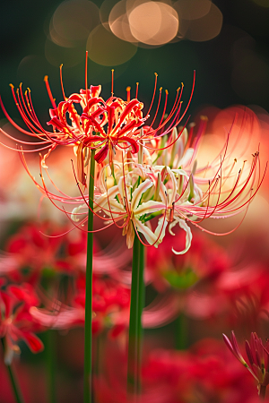 彼岸花植物花朵摄影图