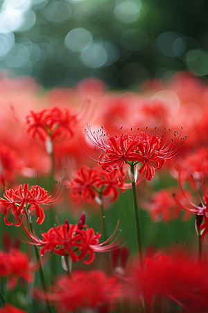 彼岸花植物花卉摄影图