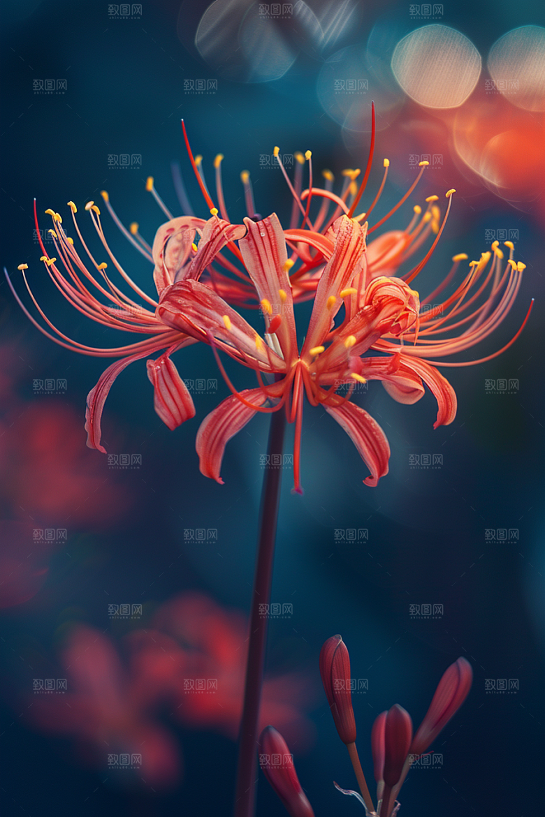 彼岸花自然花朵摄影图