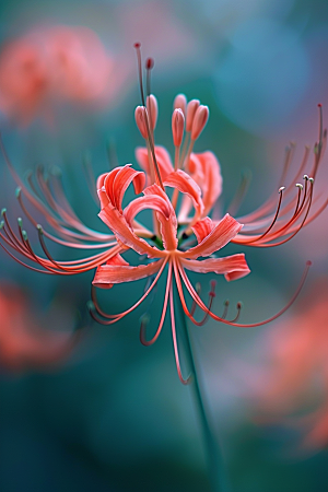 彼岸花高清花卉摄影图