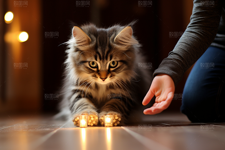 可爱猫咪动物哈基米摄影图
