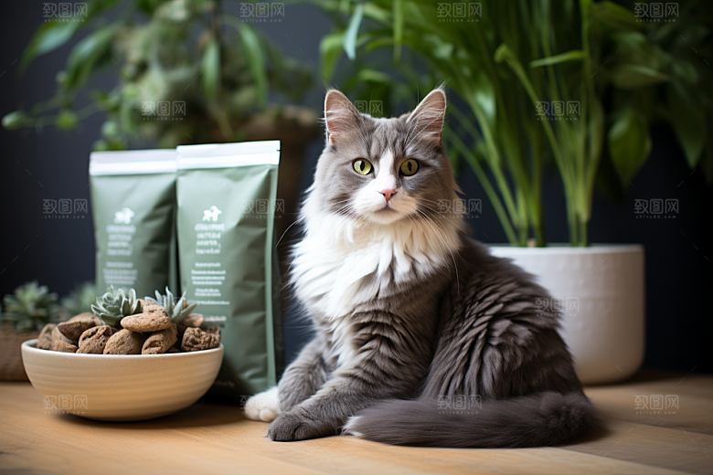 可爱猫咪猫科动物宠物摄影图