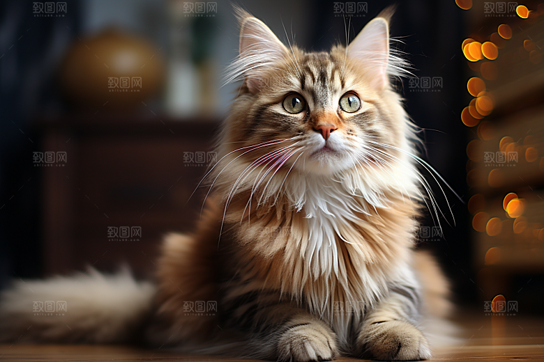 可爱猫咪宠物猫科动物摄影图