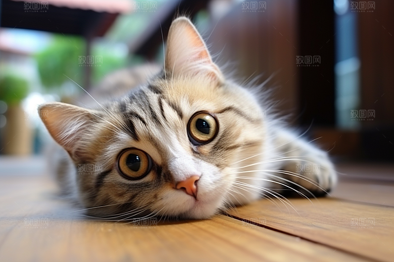 可爱猫咪生活猫科动物摄影图
