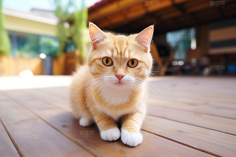 可爱猫咪猫科动物动物摄影图
