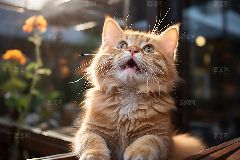 可爱猫咪宠物猫科动物摄影图