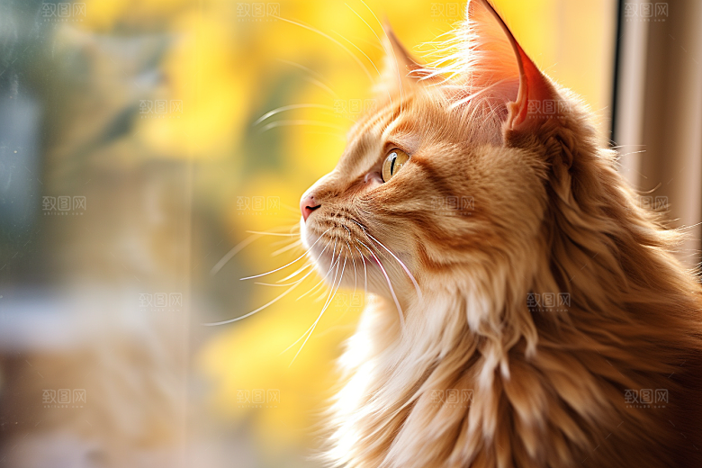 可爱猫咪伴侣宠物摄影图