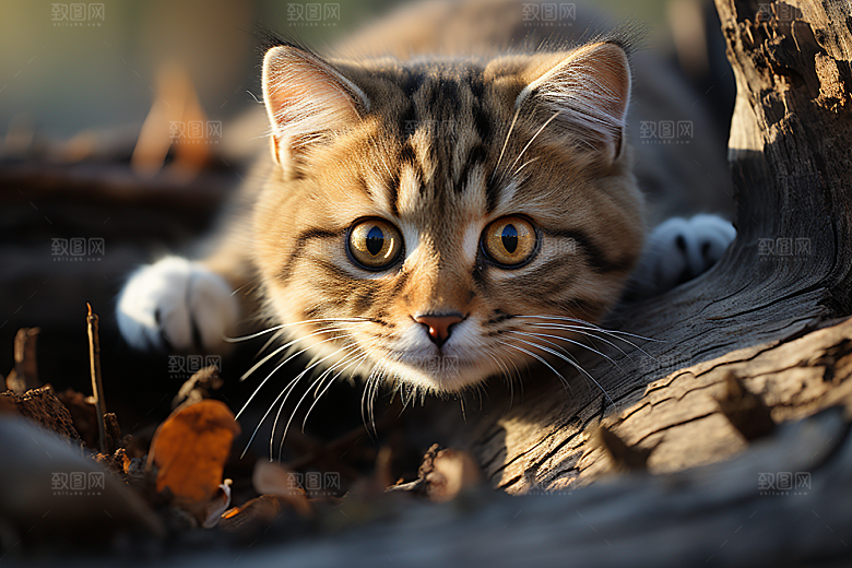 可爱猫咪动物猫科动物摄影图