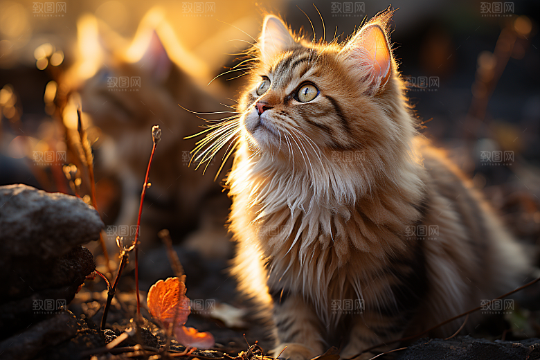 可爱猫咪猫科动物高清摄影图