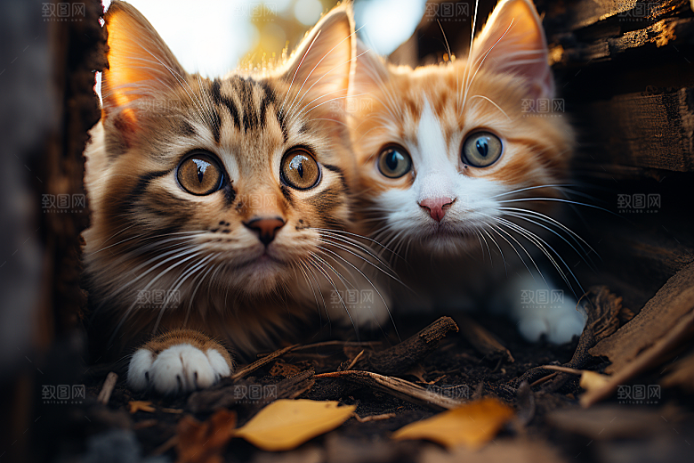 可爱猫咪高清猫科动物摄影图
