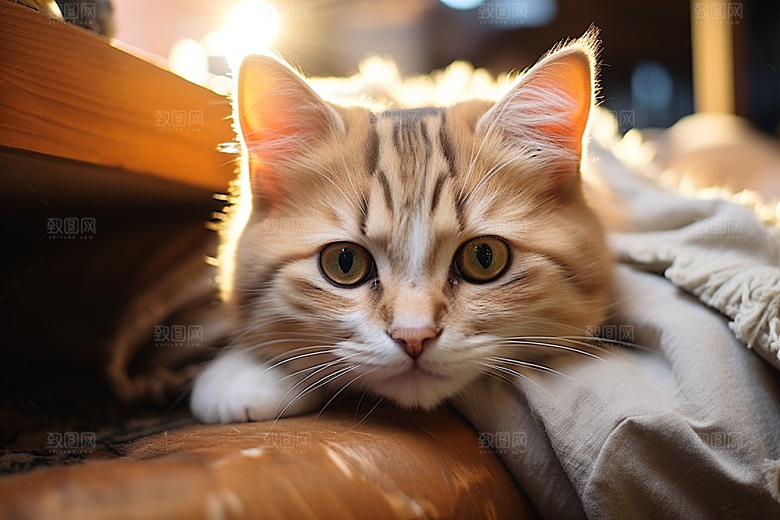 可爱猫咪猫科动物伴侣摄影图