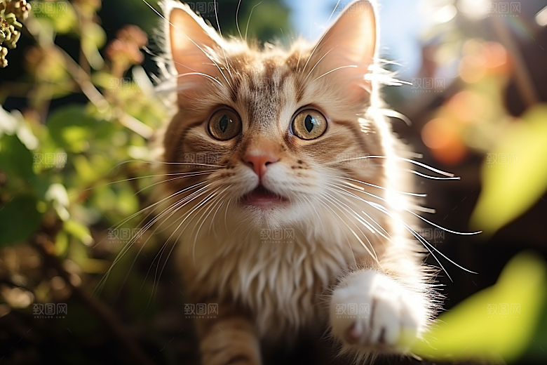 可爱猫咪宠物生活摄影图
