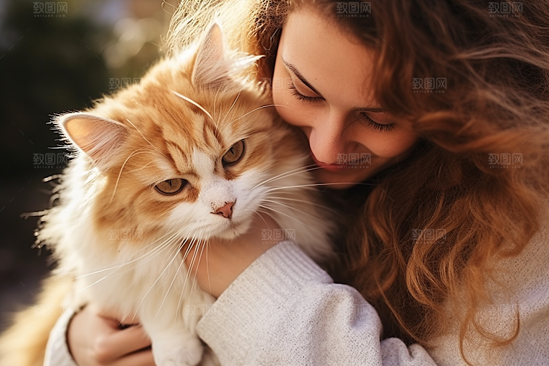 可爱猫咪生活伴侣摄影图