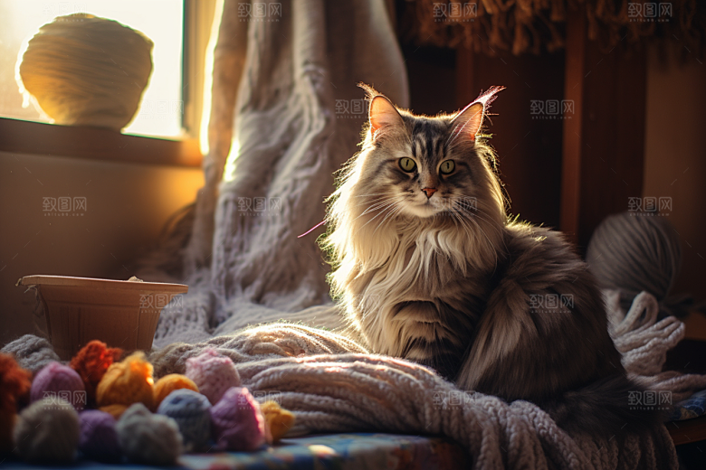 可爱猫咪哈基米高清摄影图