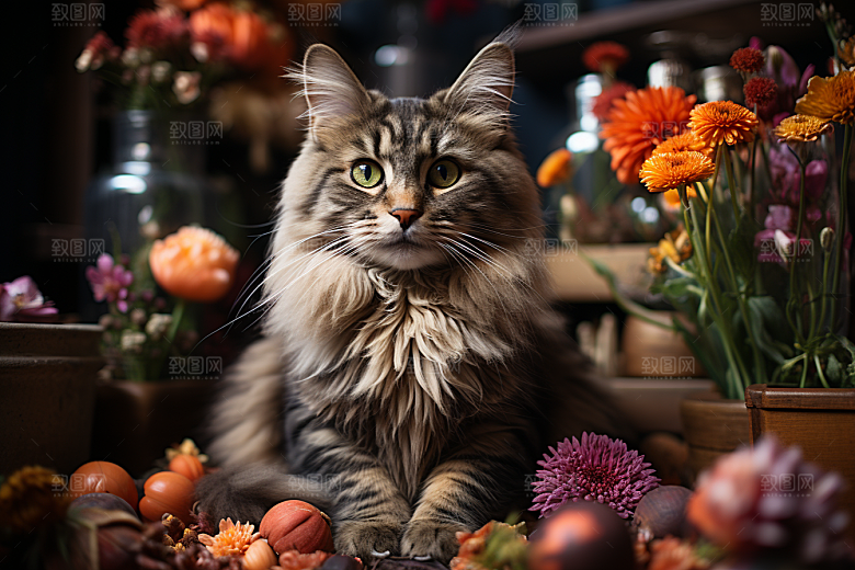 可爱猫咪高清猫科动物摄影图