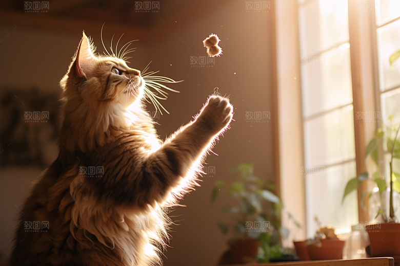 可爱猫咪生活伴侣摄影图