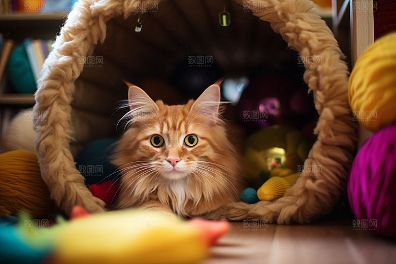 可爱猫咪高清动物摄影图
