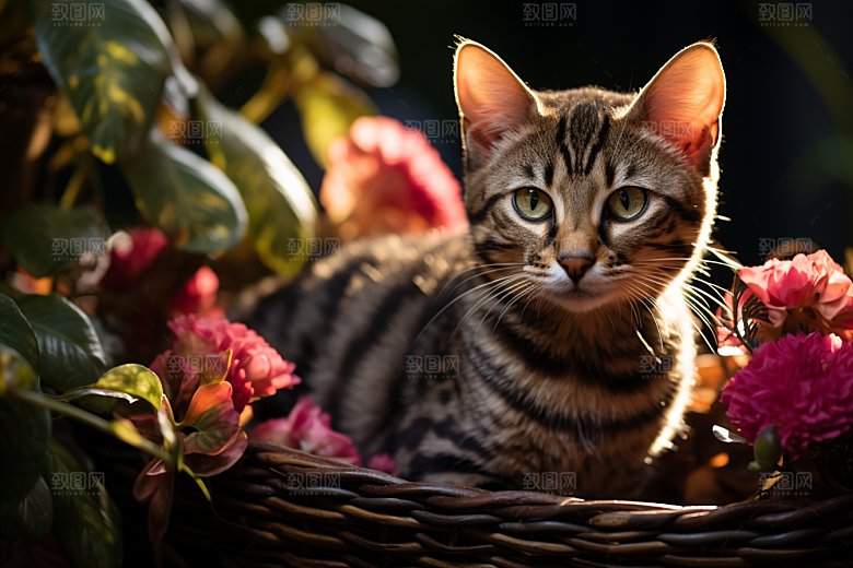 可爱猫咪高清宠物摄影图
