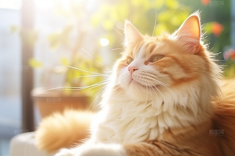 可爱猫咪猫科动物生活摄影图