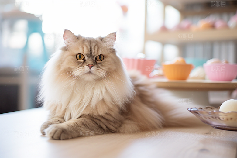 可爱猫咪动物生活摄影图