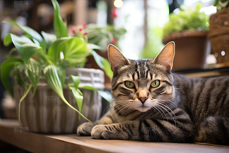 可爱猫咪猫科动物伴侣摄影图