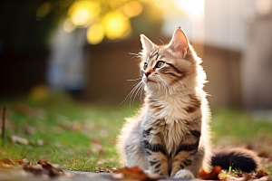 可爱猫咪哈基米高清摄影图