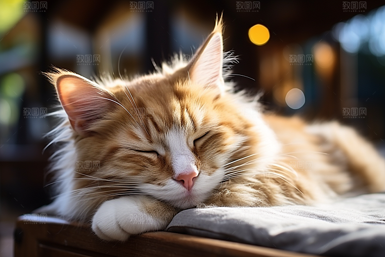 可爱猫咪生活动物摄影图