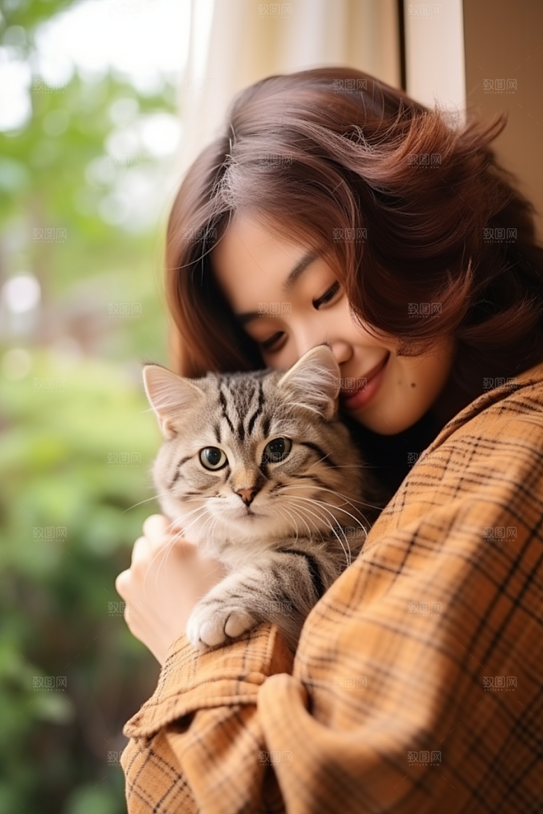 可爱猫咪宠物伴侣摄影图