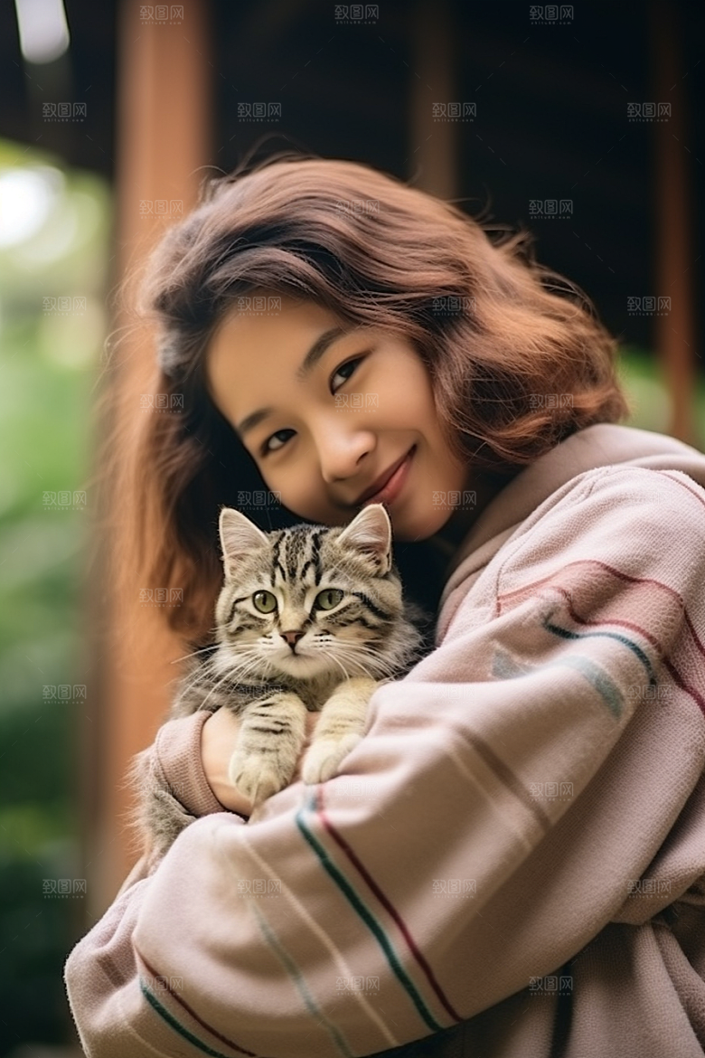 可爱猫咪动物生活摄影图