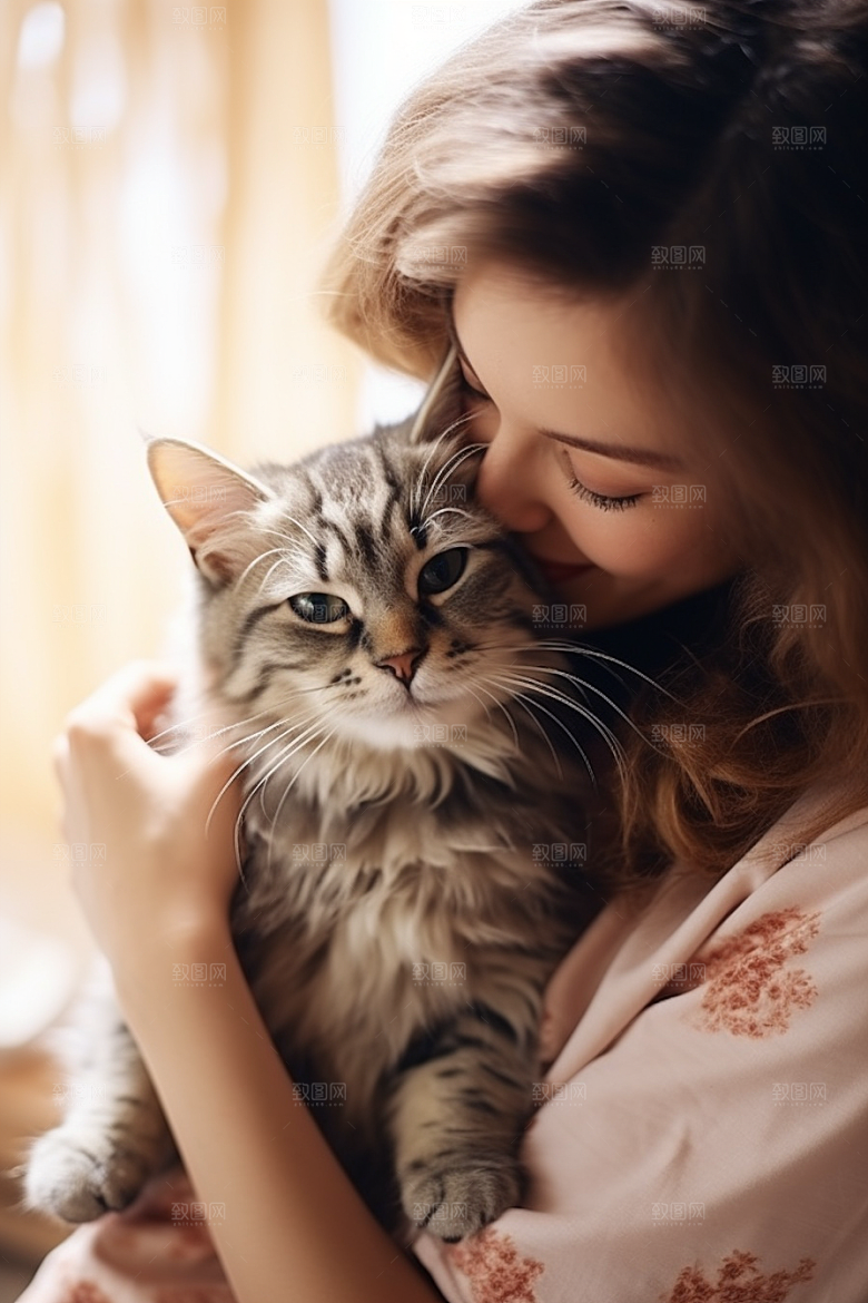 可爱猫咪动物猫科动物摄影图