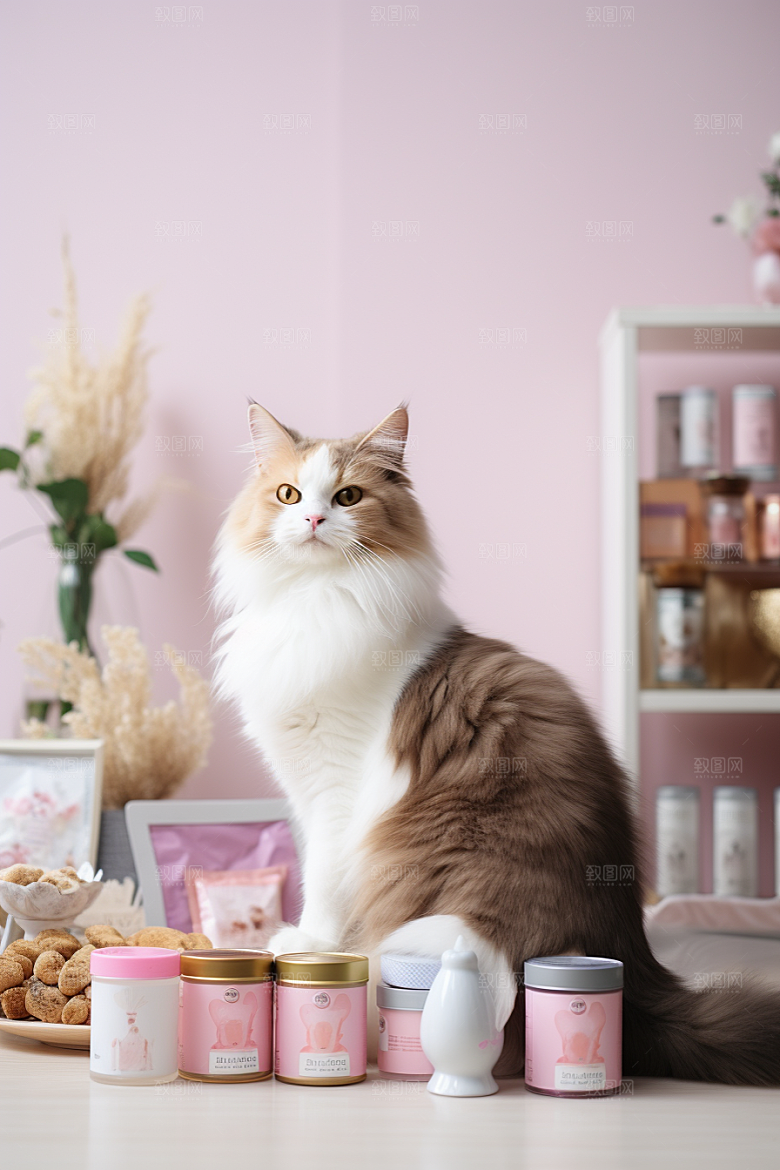 可爱猫咪猫科动物高清摄影图