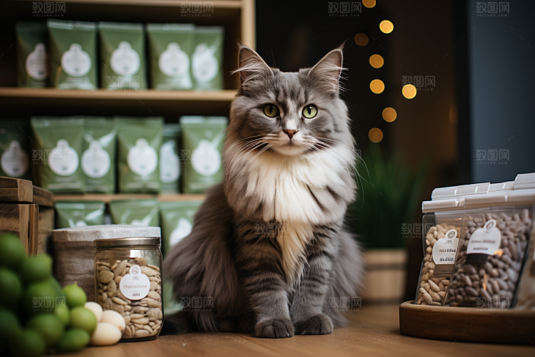 可爱猫咪生活猫科动物摄影图