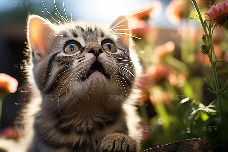 可爱猫咪高清猫科动物摄影图