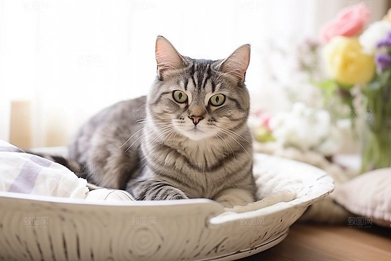 可爱猫咪猫科动物高清摄影图