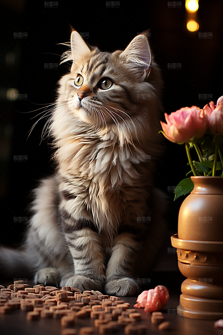 可爱猫咪高清伴侣摄影图