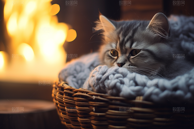 可爱猫咪高清猫科动物摄影图