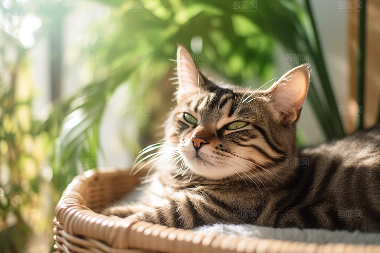 可爱猫咪动物猫科动物摄影图