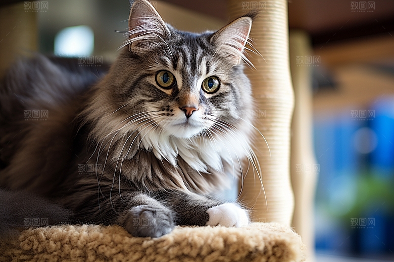可爱猫咪猫科动物伴侣摄影图