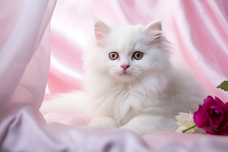 猫咪动物养宠摄影图