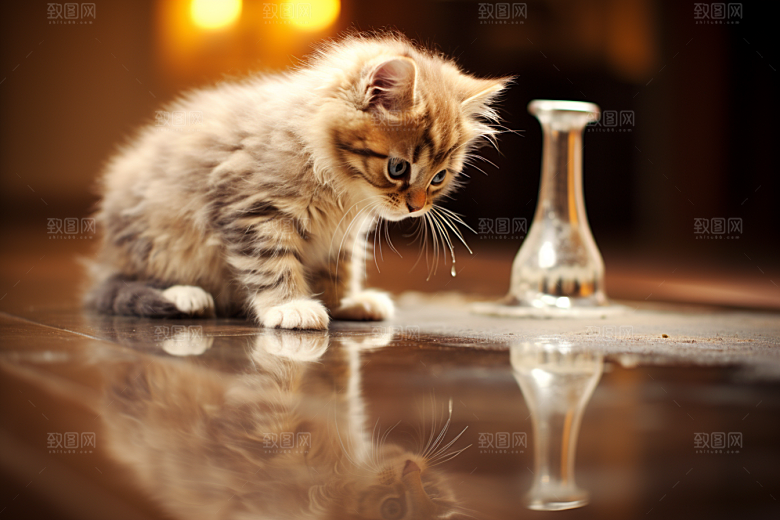 猫咪动物养宠摄影图