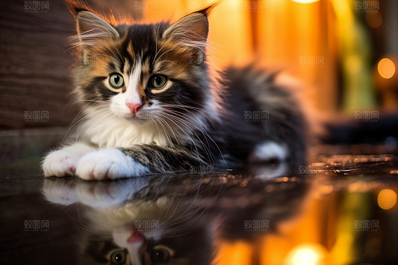 猫咪宠物猫小猫摄影图