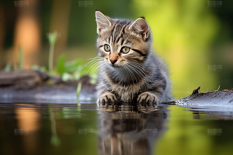 猫咪动物可爱摄影图