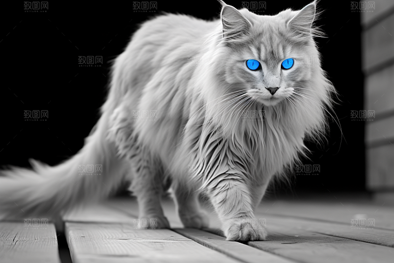 猫咪自然高清摄影图