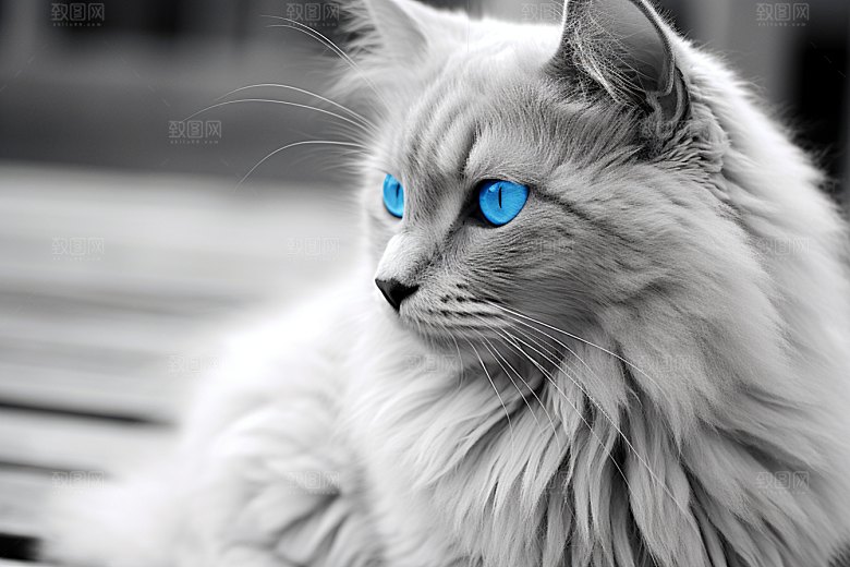 猫咪高清养宠摄影图
