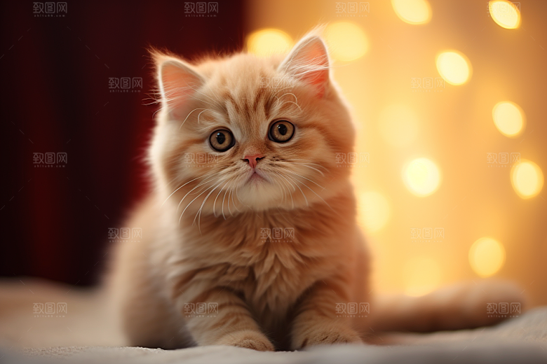 猫咪养宠小猫摄影图