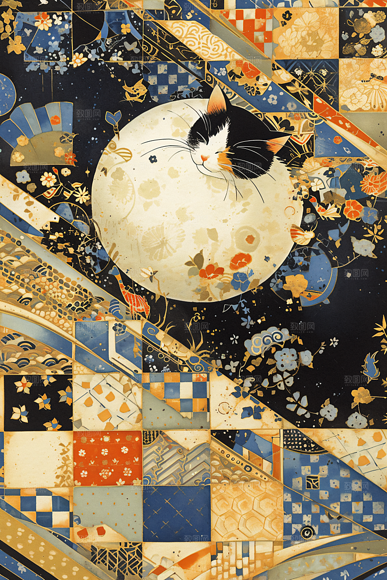 简约宠物高清唯美插画