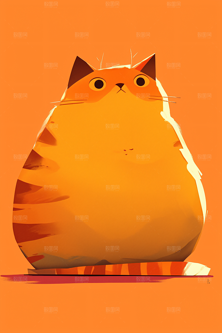 简约宠物绘本风自然插画